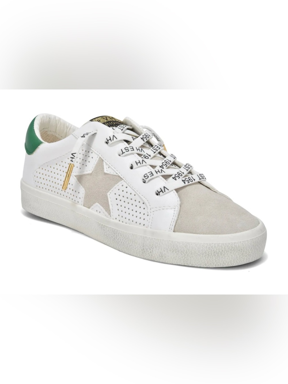 Vintage Havana White and Light Gray Star Low-Top Sneaker Gadol RO size 6